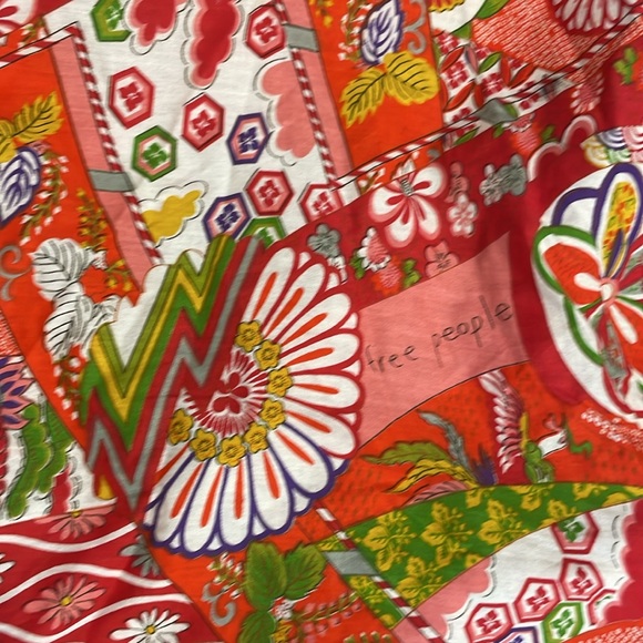 Free people boho crossbody floral tote - Picture 4 of 5